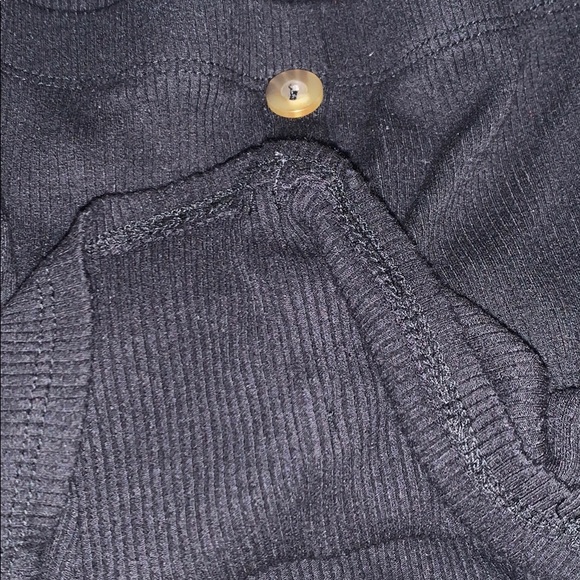 Black buttoned top - Picture 2 of 2